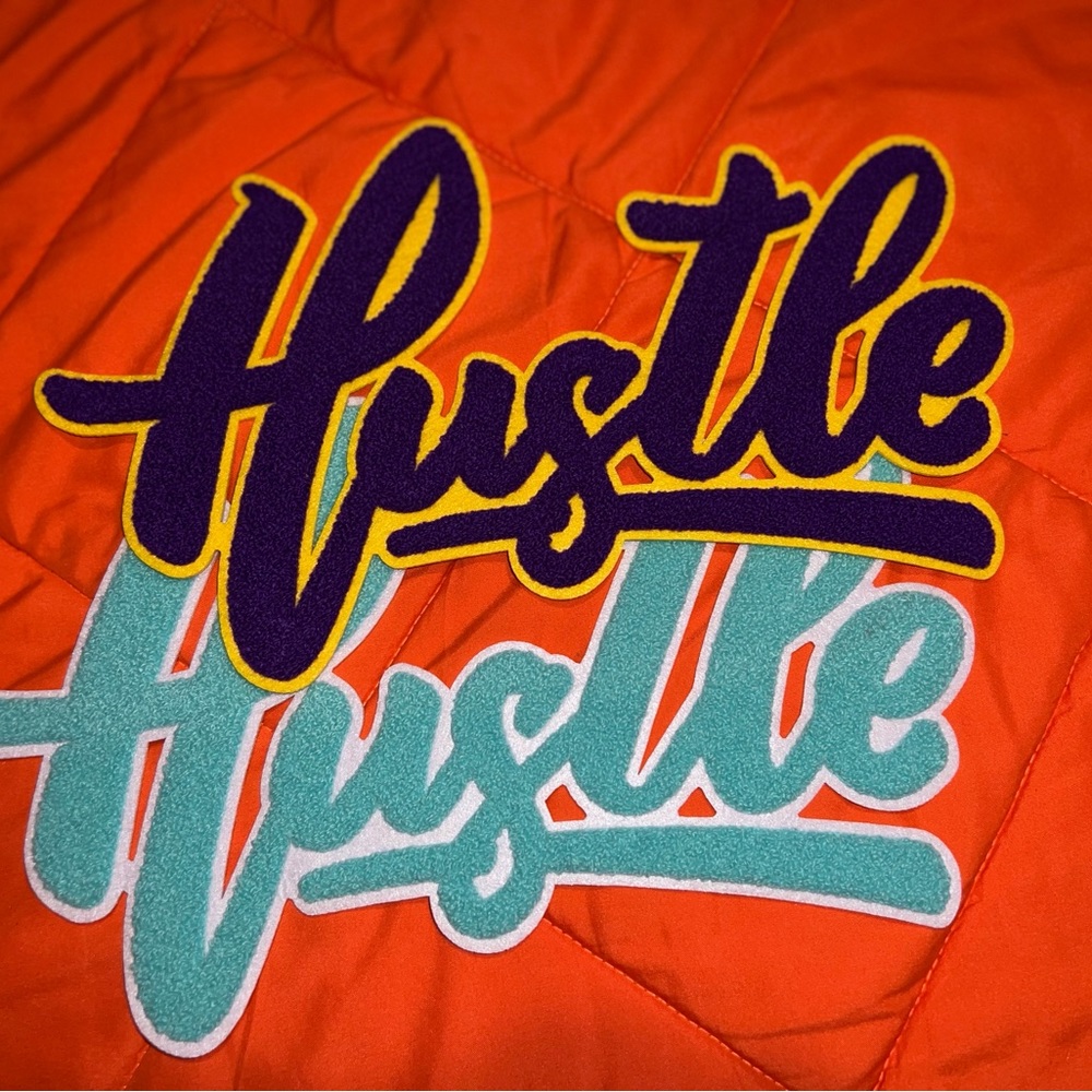 Brand New Hustle Iron On Patch